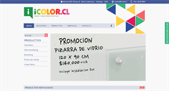 Desktop Screenshot of icolor.cl