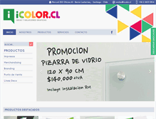 Tablet Screenshot of icolor.cl