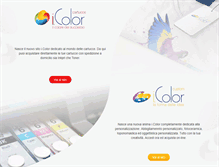 Tablet Screenshot of icolor.it